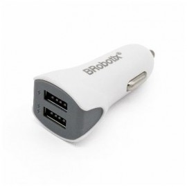 CARGADOR PARA AUTO BROBOTIX BLANCO ENCENDEDOR 963233