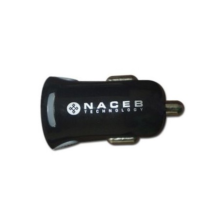 CARGADOR PARA AUTO NACEB NA-600 5V NEGRO