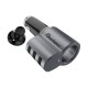 CARGADOR PARA AUTO BLACKPCS 3 PUERTOS USB (EPI053BT-BL)