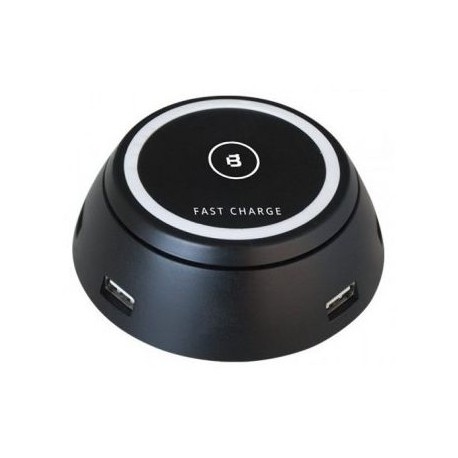 CARGADOR BLACKPCS VOLCANO NEGRO WIRELESS + 6 USBEPBBL12-VOL