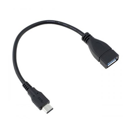 CABLE USB V3.0 TIPO C BROBOTIX 053161 USB C USB A NEGRO