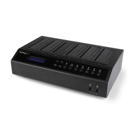 DUPLICADOR HDD STARTECH SATDOCK5U3ER BASE DOCK USB3.0 Y eSATA 6 BAHIAS