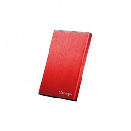 ENCLOSURE VORAGO HDD-201 2.5" SATA USB 3.0 ROJO