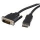 adaptador 1.8m DVI a DisplayPort Macho a Macho  STARTECH DP2DVIMM6