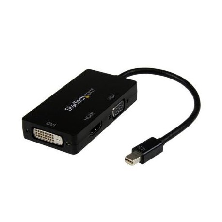 Adaptador Convert MiniDisplayPort a VGA DVI HDMI  STARTECH MDP2VGDVHD