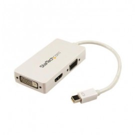 Adaptador MiniDisplayPort a VGA DVI HDMI Macbook  STARTECH MDP2VGDVHDW