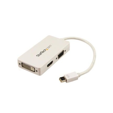 Adaptador MiniDisplayPort a VGA DVI HDMI Macbook  STARTECH MDP2VGDVHDW