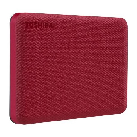 DISCO DURO EXTERNO TOSHIBA 2TB HDTCA20XR3AA ADVANCE V10 ROJO