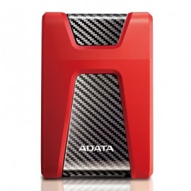 DISCO DURO EXTERNO ADATA HD650 2TB 2.5 USB 3.1 ROJO (AHD650-2TU31-CRD)