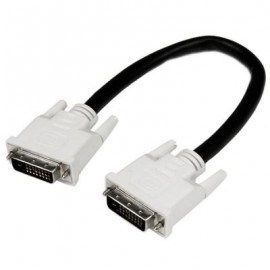 Cable 0.3m DVI-D doble enlace  duallink video macho STARTECH DVIDDMM1