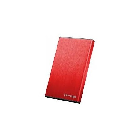 ENCLOSURE VORAGO HDD-201 ROJO DD 2.5 SATA USB 3.0