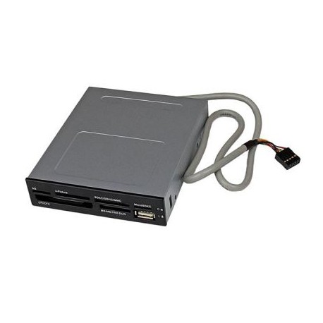 LECTOR TARJETAS BAHIA FRONTAL 3.5 INFLASH SD CF  STARTECH 35FCREADBK3