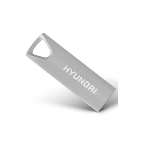 MEMORIA USB HYUNDAI BRAVO DELUXE 16GB METAL PLATA U2BK/16GAS