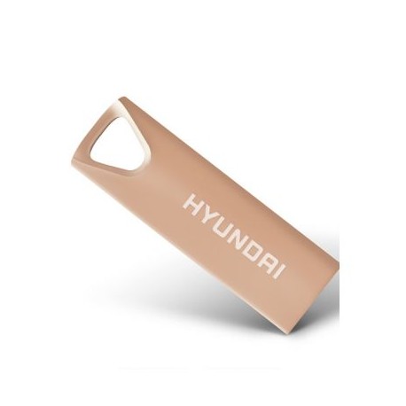 MEMORIA USB HYUNDAI BRAVO DELUXE 16GB METAL ROSA U2BK/16GARG