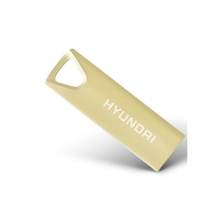 MEMORIA USB HYUNDAI BRAVO DELUXE 32GB METAL DORADO U2BK/32GAG