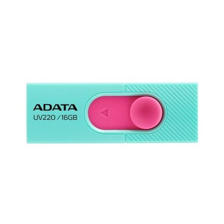 MEMORIA FLASH ADATA UV220 16GB USB2.0 ROSA/AZUL AUV220-16G-RGNPK
