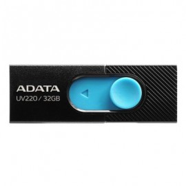 MEMORIA FLASH ADATA UV220 32GB USB2.0 NEGRO/AZUL AUV220-32G-RBKBL
