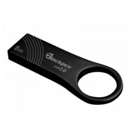 MEMORIA USB FLASH BLACKPCS 2102 8GB NEGRO PIANO METALICA MU2102PBL-8