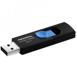 MEMORIA FLASH ADATA UV320 128GB USB3.1 NEGRO/AZUL AUV320-128G-RBKBL