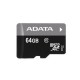 MEMORIA MICRO SDHC ADATA 64GB UHS-I C/ADAPTADOR CL10 (AUSDX64GUICL10-R