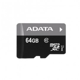 MEMORIA MICRO SDHC ADATA 64GB UHS-I C/ADAPTADOR CL10 (AUSDX64GUICL10-R