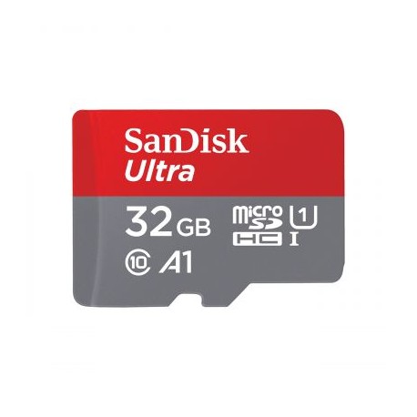 MEMORIA SANDISK MICRO SDHC ULTRA 32GB CL10 (SDSQUNR-032G-GN3MA)