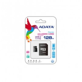 MEMORIA MICRO SDHC ADATA 128GB UHS-I U1 C/ ADAPT (AUSDX128GUICL10-RA1)