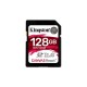 MEMORIA SD KINGSTON CANVAS REACT 128GB SDXC UHS-I CLASE10 SDR/128GB