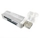 LECTOR USB BROBOTIX 180420P PLATA USB 2.0
