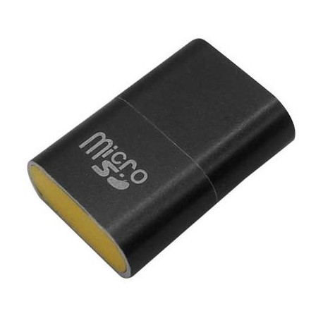 LECTOR DE TARJETAS MICRO SD BROBOTIX USB 2.0 NEGRO