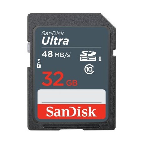 MEMORIA SD SANDISK SDHC 32GB CL10 (SDSDUNB-032G-GN3IN)