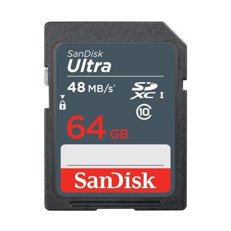 MEMORIA SD SANDISK SDHC 64GB CL10 (SDSDUNB-064G-GN3IN)