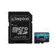 MEMORIA MICRO SD KINGSTON SDXC CANVAS GO! PLUS A2 U3 V30 (SDCG3/64GB