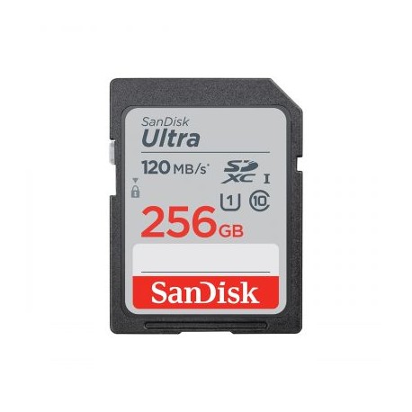 MEMORIA SANDISK ULTRA SDHC/SDXC 256GB CL10 U1 (SDSDUN4-256G-GN6IN)