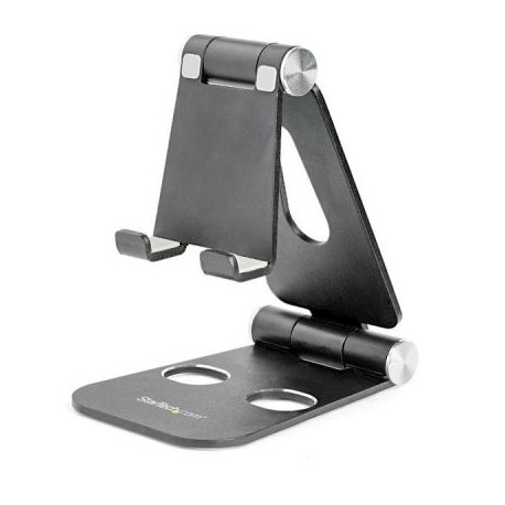 SOPORTE STARTECH DE ESCRITORIO PARA CEL Y TABLET PLEGABLE NEGRO
