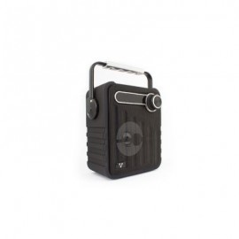 BOCINA PORTÁTIL BLUETOOTH VORAGO BSP-200 MICROSD/FM/BT NEGRA