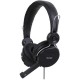 AUDIFONO DIADEMA VORAGO ALTA FIDELIDAD HS-201 CON MICROFONO NEGROS