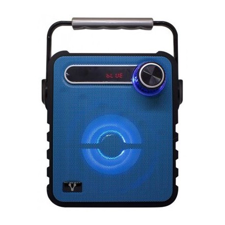 BOCINA PORTÁTIL BLUETOOTH VORAGO BSP-200 MICROSD/FM/BT  AZUL
