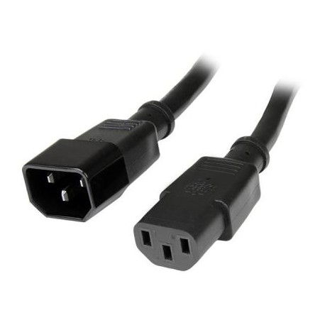 Cable 1.8m  PC  Extensor C14 aC13 Calibre 14AWG  STARTECH PXT100146