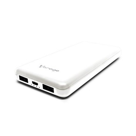 POWER BANK VORAGO PB-401 10,000 MAH 2x USB BLANCO