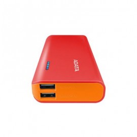 CARGADOR PORTATIL ADATA PT100 ROJO/ NARANJA (APT100-10000M-5V-CRDOR)