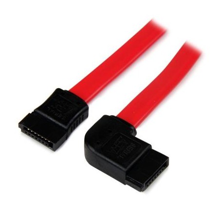 Cable 45cm SATA Serial ATA Rojo  Angulo Izquierda  STARTECH SATA18LSA1