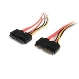 Cable 30cm SATA  22 Pin Serial ATA Macho Hembra  STARTECH SATA22PEXT