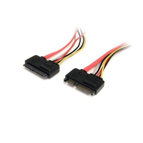 Cable 30cm SATA  22 Pin Serial ATA Macho Hembra  STARTECH SATA22PEXT