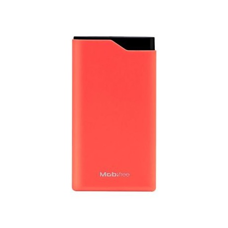 POWER BANK MOBIFREE 6,000 MAH ROJO CON DISPLAY MB-923484
