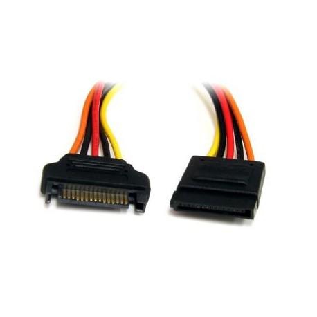 Cable 30cm Corriente Alimentacion SATA 15 pines  STARTECH SATAPOWEXT12