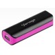 POWER BANK VORAGO AU-109 2200 mAh NEGRO/ROSA BOLSA SIN CABLE