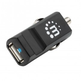 CARGADOR USB PARA AUTO CEL/TABLET MANHATTAN 101714