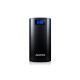 CARGADOR PORTATIL DIGITAL ADATA P20000D, 20,000mAh NEGRO