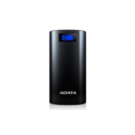 CARGADOR PORTATIL DIGITAL ADATA P20000D, 20,000mAh NEGRO